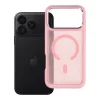 iPhone 18 Pro Max / 17 Pro Max készülékhez Forcell F-Protect Smoke hibrid prémium, MagSafe-kompatibilis, rózsaszín tok thumbnail