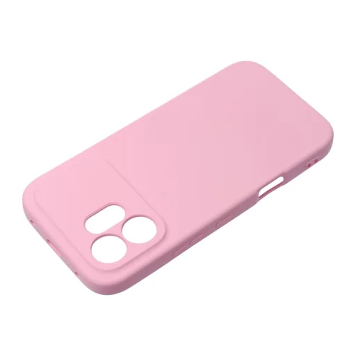 Puzdro pre Honor 600, silikónové, púdrovo ružové puzdro - 3