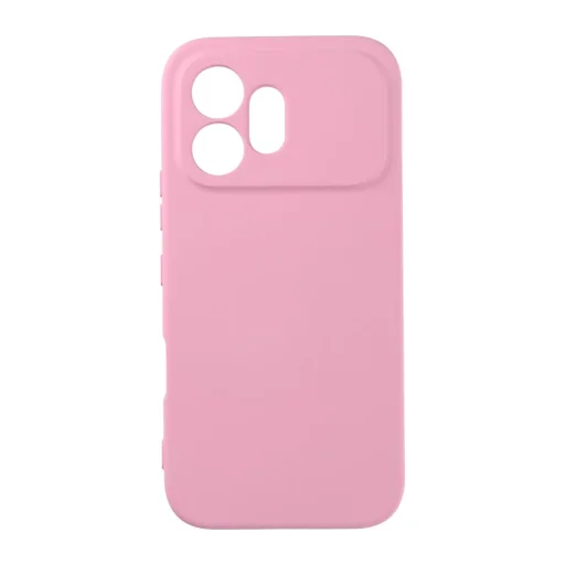Puzdro pre Honor 600, silikónové, púdrovo ružové puzdro - 1