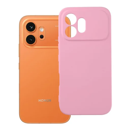 Tok Honor 600 készülékhez, szilikon, púderrózsaszín tok - 2