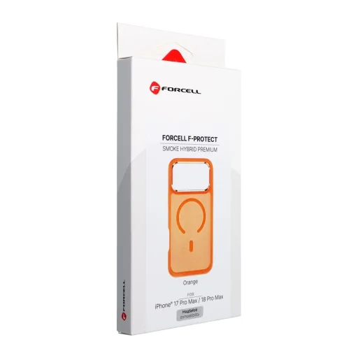 Forcell F-Protect Smoke Hybrid Premium puzdro kompatibilné s MagSafe pre iPhone 18 Pro Max / 17 Pro Max, oranžové - 14