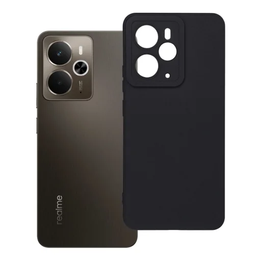 Matné 2.0 TPU puzdro pre Realme 14 5G, čierne - 1