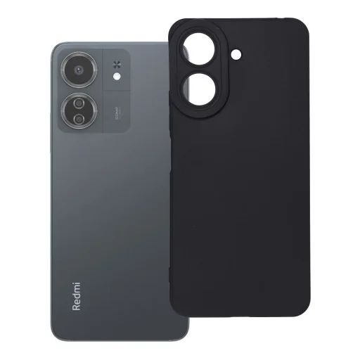 Matné 2.0 TPU puzdro pre Xiaomi Redmi 13C / Poco C65, čierne - 1