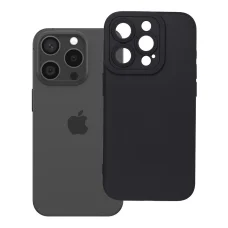 Matt 2.0 fekete tok iPhone 15 Pro készülékhez