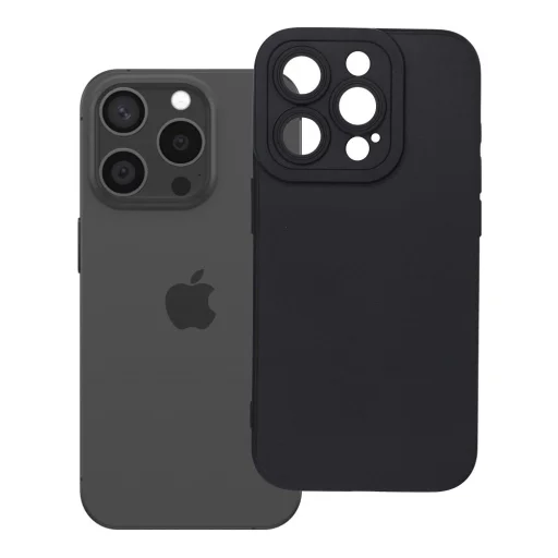 Matné čierne puzdro 2.0 pre iPhone 15 Pro - 1