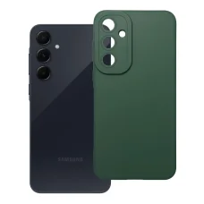 Matné 2.0 TPU puzdro pre Samsung A55 5G, tmavozelené