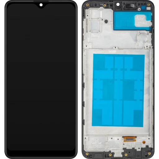 Samsung Galaxy M32 M325 LCD kijelző modul, utángyártott, fekete - 1