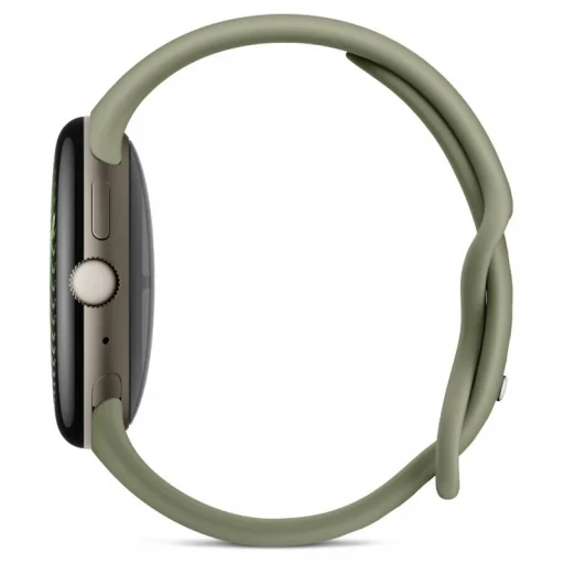 Google Pixel Watch 5 45 mm inteligentné hodinky, saténová pyritová olivová – GA10896-DE - 3