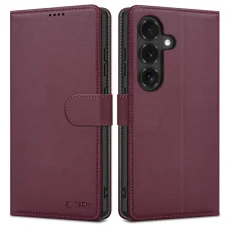 Samsung Galaxy S26 FE bordové peňaženkové puzdro Tech-Protect Wallet
