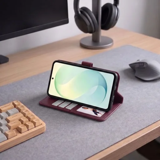 Samsung Galaxy S26 FE bordové peňaženkové puzdro Tech-Protect Wallet - 5