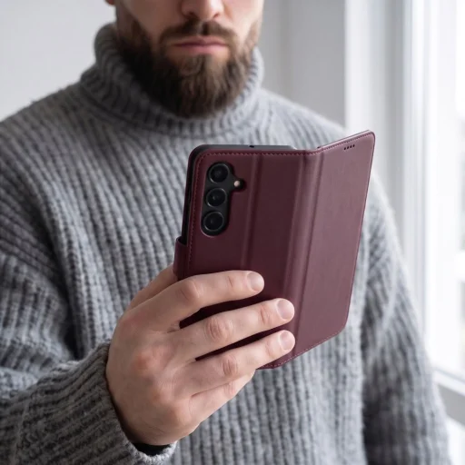 Samsung Galaxy S26 FE bordové peňaženkové puzdro Tech-Protect Wallet - 7
