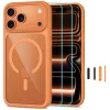  iPhone 17 Pro Max / 18 Pro Max Kozmikus narancssárga/átlátszó Tech-Protect MagOne MagSafe CC tok és Glass+ kijelzővédő üveg 2 db thumbnail