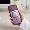 iPhone 17 Pro / 18 Pro tmavočerešňové/transparentné puzdro Tech-Protect MagOne MagSafe s ovládaním fotoaparátu + 2 ks skla thumbnail
