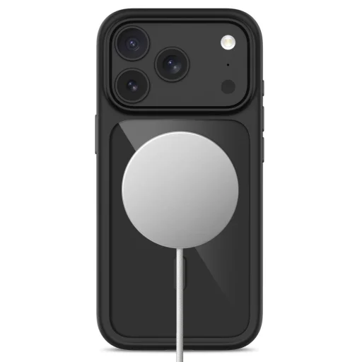 Apple iPhone 17 Pro / 18 Pro čierno/priehľadné puzdro Tech-Protect MagOne MagSafe s ovládaním kamery + 2 ks skla - 5