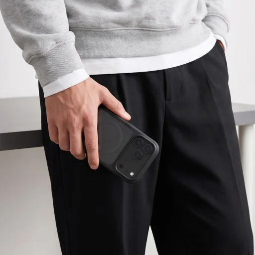 Apple iPhone 17 Pro / 18 Pro čierno/priehľadné puzdro Tech-Protect MagOne MagSafe s ovládaním kamery + 2 ks skla - 10