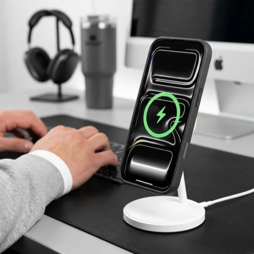 Apple iPhone 17 Pro / 18 Pro čierno/priehľadné puzdro Tech-Protect MagOne MagSafe s ovládaním kamery + 2 ks skla - 11