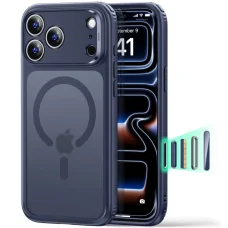 Apple iPhone 17 Pro Max / 18 Pro Max matné modré puzdro ESR Classic Hybrid MagSafe