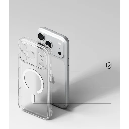 Apple iPhone 17 Pro / 18 Pro Ringke Fusion mágneses MagSafe matt átlátszó tok - 6