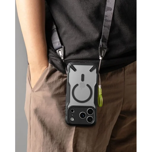 Apple iPhone 17 Pro / 18 Pro fekete Ringke Fusion X Magnetic MagSafe tok - 11