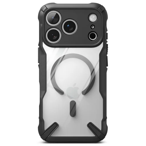Apple iPhone 17 Pro / 18 Pro fekete Ringke Fusion X Magnetic MagSafe tok - 3