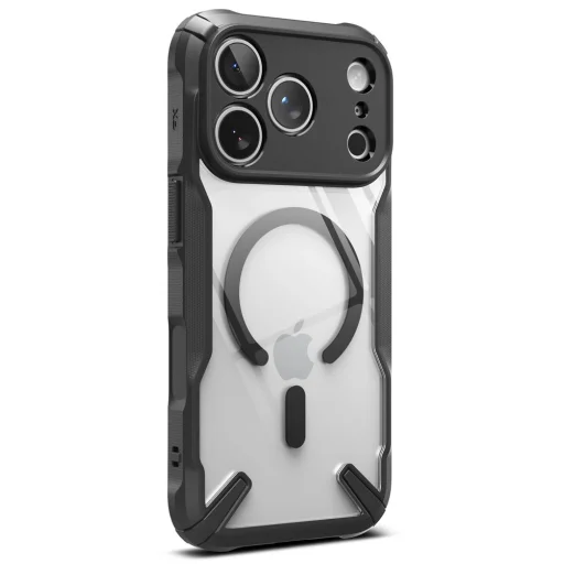 Apple iPhone 17 Pro / 18 Pro fekete Ringke Fusion X Magnetic MagSafe tok - 4