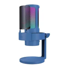 Fifine A8 Blue USB herný mikrofón s modrým RGB podsvietením