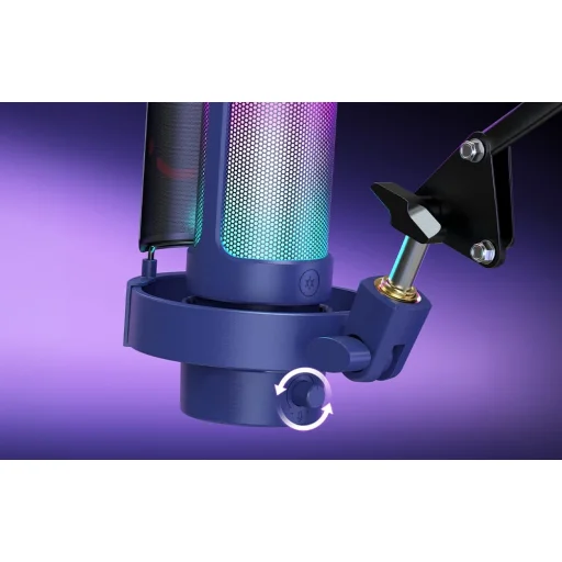 Fifine A8 Blue USB herný mikrofón s modrým RGB podsvietením - 8