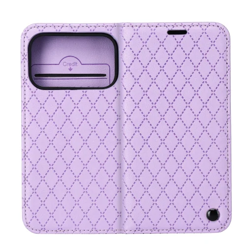 iPhone 17 Pro / 18 Pro 6,3" fialové TFO Smart Caro flipové puzdro - 1