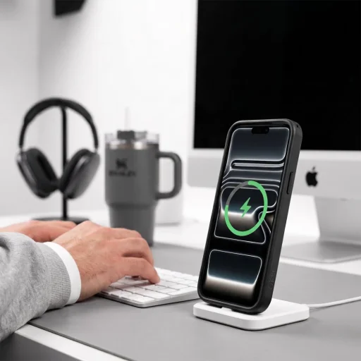 Matné čierne puzdro Tech-Protect Magmat MagSafe CC pre Apple iPhone 17 Pro Max / 18 Pro Max - 9