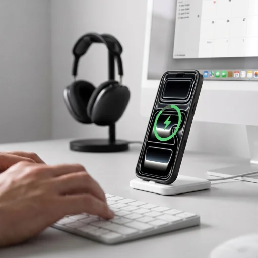 iPhone 17 Pro / 18 Pro matné čierne Tech-Protect MagStand MagSafe CC puzdro - 8