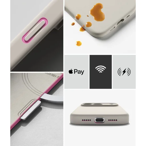 iPhone 18 Pro Max kamenné puzdro Ringke Silicone Magnetic MagSafe - 8