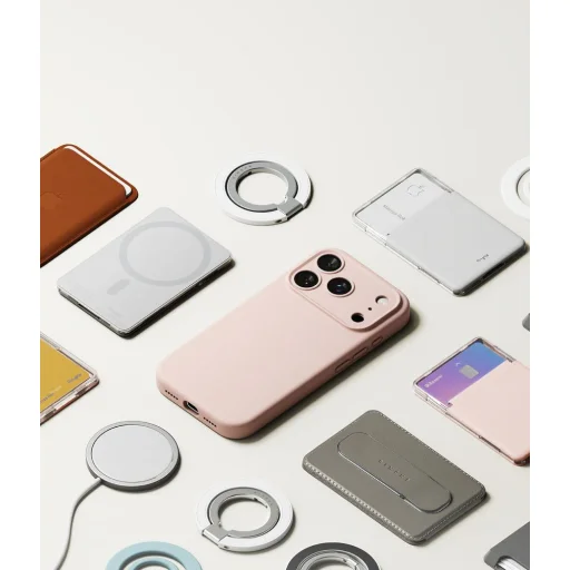 iPhone 18 Pro Max ružový piesok Ringke silikónové magnetické MagSafe puzdro - 8