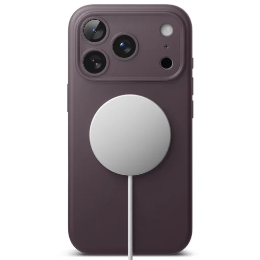 iPhone 18 Pro Max tmavočerešňové Ringke silikónové magnetické MagSafe puzdro - 4