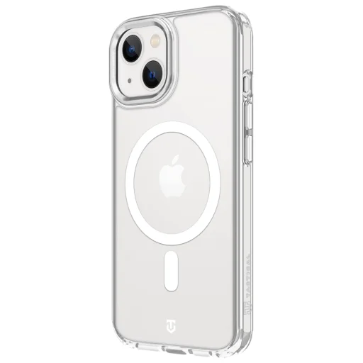 Apple iPhone 14 strieborný Tactical MagForce 2.0 priehľadný kryt - 2