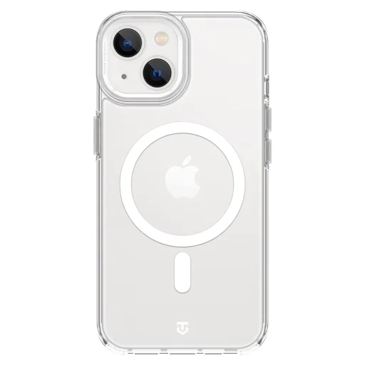 Apple iPhone 14 strieborný Tactical MagForce 2.0 priehľadný kryt - 3