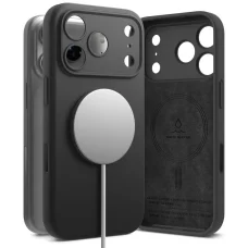 Apple iPhone 18 Pro čierne puzdro Ringke Silicone Magnetic MagSafe
