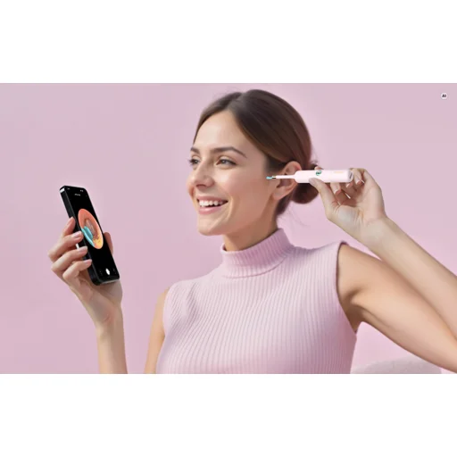 Bebird EarSight Plus I35R kamerový otoskop na čistenie uší, ružový - 3