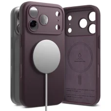 iPhone 18 Pro tmavočerešňové puzdro Ringke Silicone Magnetic MagSafe