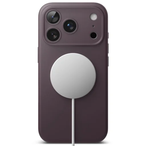 iPhone 18 Pro tmavočerešňové puzdro Ringke Silicone Magnetic MagSafe - 4
