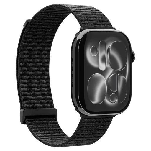 Apple Watch 8 / 9 / 10 / 11 / SE / Ultra (44 / 45 / 46 / 49 mm) Čierny remienok Spigen WBF01 - 2