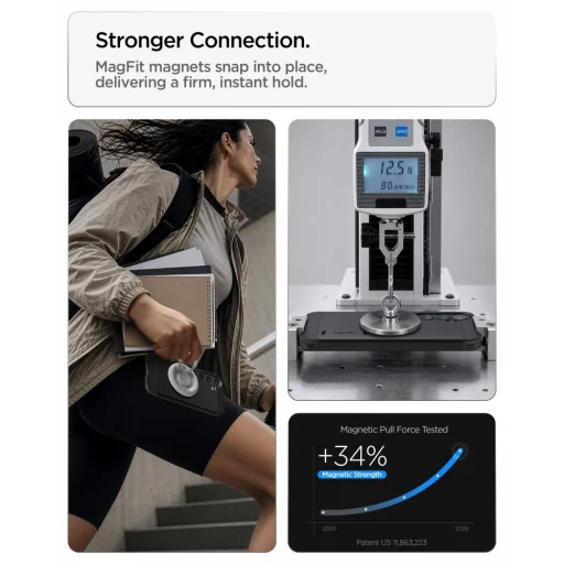 Samsung Galaxy S26 FE Gunmetal Spigen Tough Armor Mag MagSafe puzdro - 7
