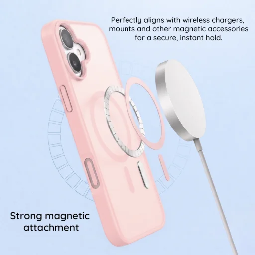 Google Pixel 11 / 11 Pro / 10 / 10 Pro / 9 / 9 Pro svetloružové puzdro Dux Ducis Yind MagSafe Series - 10