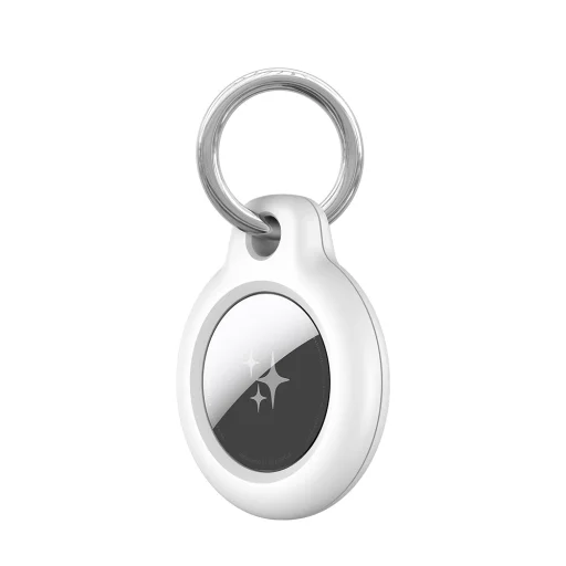 Apple AirTag Dux Ducis PC Secure Holder vodotesné puzdro, 4 ks, čierna/biela/modrá/ružová - 3