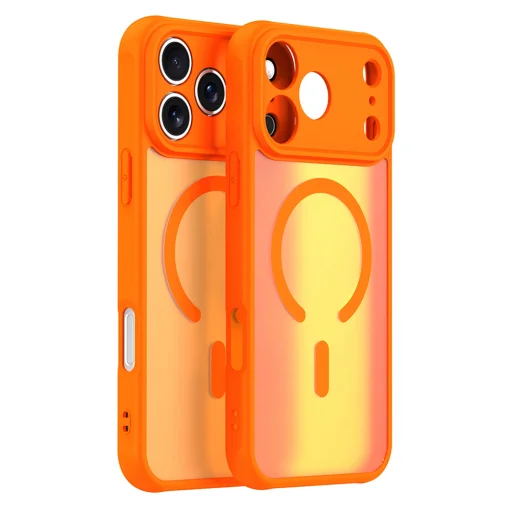 iPhone 18 Pro Max / iPhone 17 Pro Max oranžové puzdro Techsuit HaloFrost II MagSafe - 2