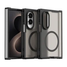  Samsung Galaxy Z Fold8 fekete Techsuit HaloFrost II MagSafe tok
