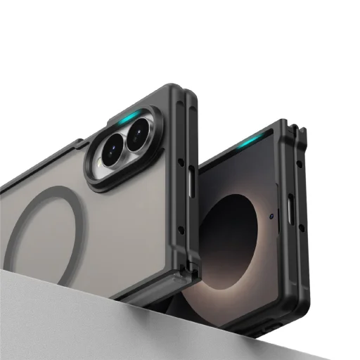  Samsung Galaxy Z Fold8 fekete Techsuit HaloFrost II MagSafe tok - 4
