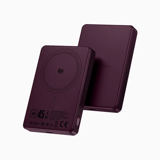 Blavec BJ-05 10000 mAh mágneses külső akkumulátor, lila - 2