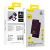 Blavec BJ-03 Ultra Slim 5000 mAh magnetická MagSafe 3 v 1 externá batéria, USB-C, 22,5 W, fialová powerbanka thumbnail