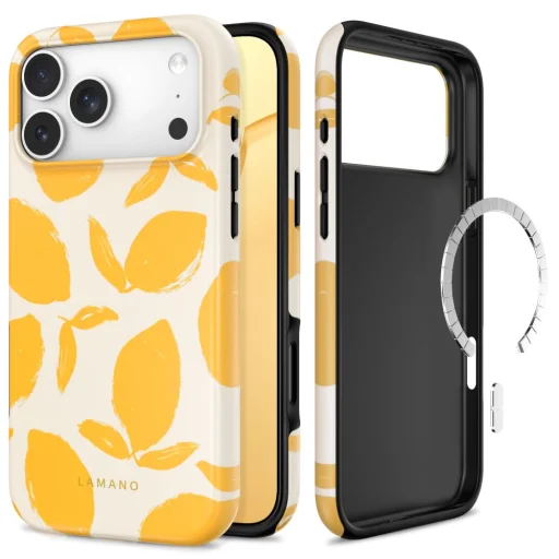 Apple iPhone 17 Pro Max / 18 Pro Max Lemon Haze Tech-Protect Lamano MagSafe puzdro - 1