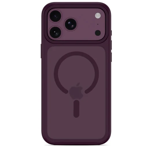 iPhone 17 Pro Max / 18 Pro Max matné bordové puzdro Tech-Protect Magmat MagSafe CC - 4